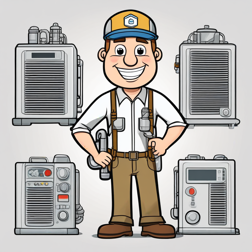 Professional HVAC technician ready for scheduled service appointment
